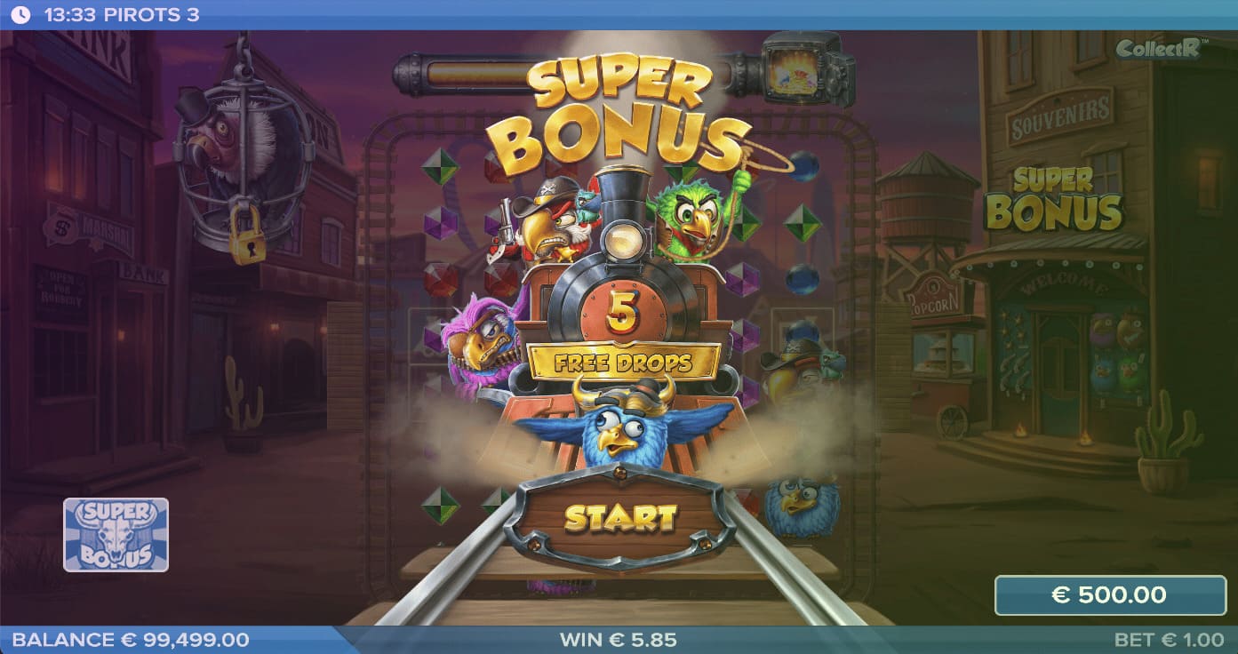 Pirots slot Bonusfunktioner